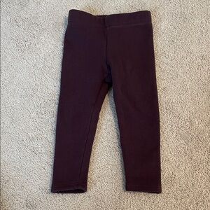 Purple Fleece Leggings